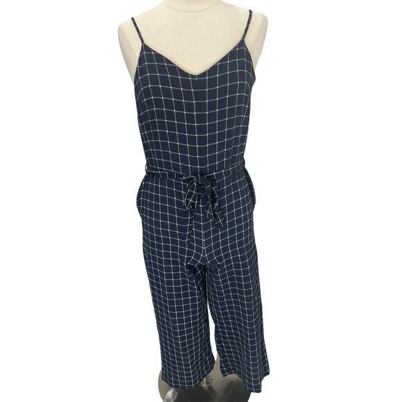 MONTEAU Black & White Jumpsuit SZ Small - Picture 1 of 13